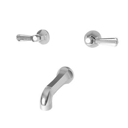 Newport Brass Tub Faucet, Polished Chrome, Wall 3-1235/26